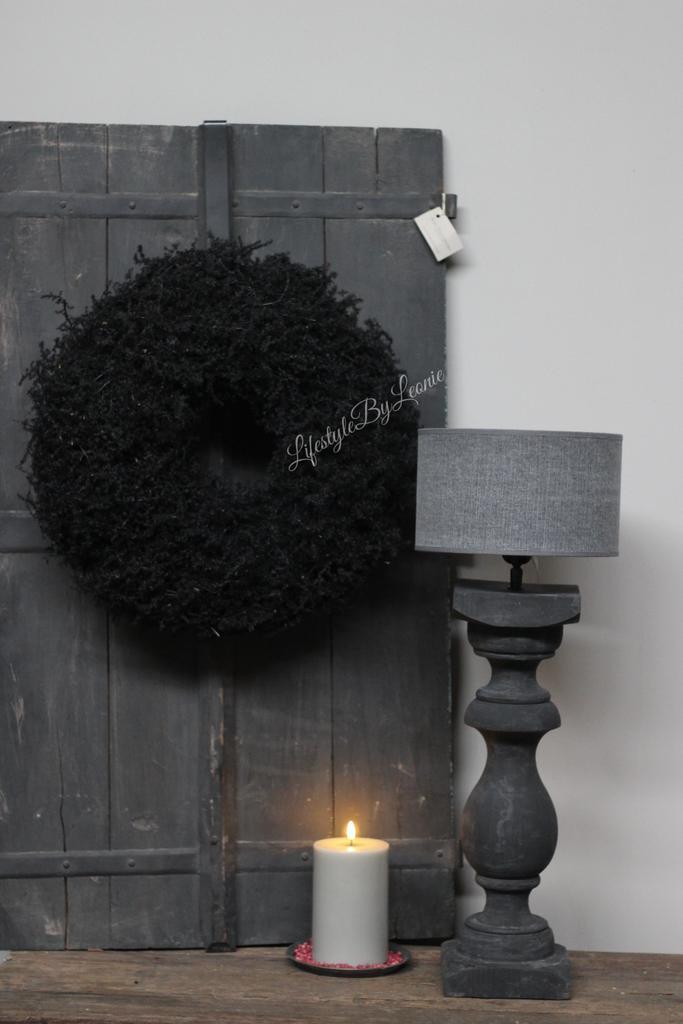 Waxkrans wilde Asparagus black 50 cm, Huis en Inrichting, Woonaccessoires | Kransen, Nieuw, Ophalen of Verzenden