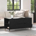 vidaXL Salontafel met lade Zwart eiken 102 x 44.5 x 50 cm, Huis en Inrichting, Tafels | Salontafels, Verzenden, Nieuw, Minder dan 50 cm