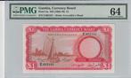 Gambia P 2 1 Pound Nd1965-70 Pmg 64, Verzenden