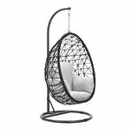 Garden Impressions Panama hangstoel swing egg - rope zwart, Verzenden, Nieuw