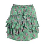 Bernice • groene mini rok • 34 (FR36), Kleding | Dames, Rokken, Verzenden, Nieuw, Maat 34 (XS) of kleiner, Groen