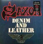 lp nieuw - Saxon - Denim And Leather (Red Splatter Vinyl), Cd's en Dvd's, Vinyl | Hardrock en Metal, Zo goed als nieuw, Verzenden