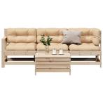 vidaXL 4-delige Loungeset massief grenenhout, Verzenden, Nieuw, Loungeset