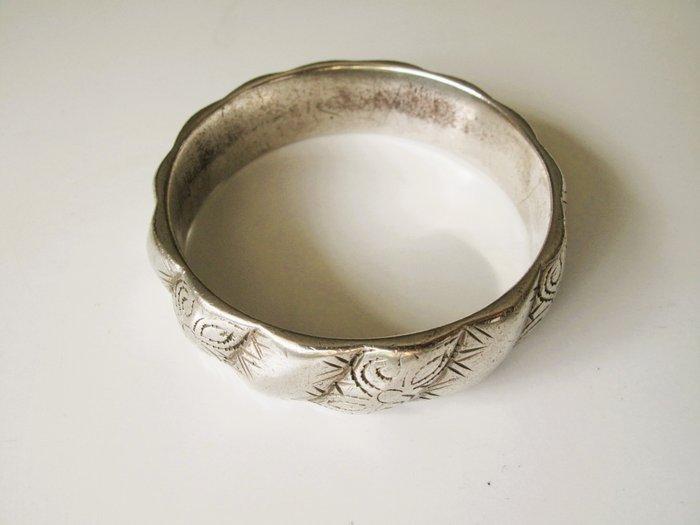Zilver - Armband - Berberse Marokko, Antiek en Kunst, Kunst | Niet-Westerse kunst