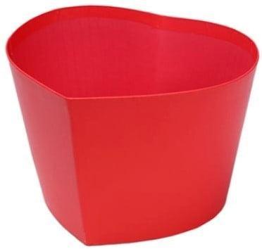 Bloemendoos zonder deksel hartvorm karton Rood 14 cm, Hobby en Vrije tijd, Knutselen, Nieuw, Ophalen of Verzenden