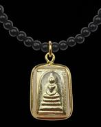 Obsidiaan - Ketting - Boeddha - Spiritueel harnas,
