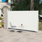 vidaXL Tuinscherm uittrekbaar 160x300 cm crèmekleurig, Verzenden, Nieuw