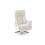 Relaxfauteuil Haarlo - relaxfauteuils - Wit, Nieuw, Wit, Stof