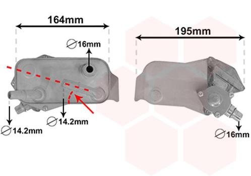 OLIEKOELER VOOR BMW 1 E81/E82E/E87/E88 2004-2013 17217551647, Auto diversen, Auto-accessoires, Nieuw, Ophalen of Verzenden