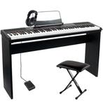 Fazley FSP-200-BK digitale piano starterset #2, Muziek en Instrumenten, Piano's, Verzenden, Nieuw