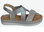 Silver Sandaal met zilveren elastische band, Kleding | Dames, Schoenen, Overige kleuren, Nieuw, Kayla, Sandalen of Muiltjes