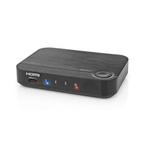 HDMI switch | Nedis | 3-poorts (4K@60Hz, USB C, HDCP), Audio, Tv en Foto, Audiokabels en Televisiekabels, Verzenden, Nieuw