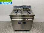 RVS Dubbele Friteuse 2 x 12 liter 400V Horeca, Ophalen of Verzenden, Gebruikt