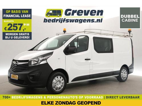 Opel Vivaro 1.6 CDTI L2H1 DC 6 Pers Airco LED Trekh €257pm, Auto's, Bestelauto's, Handgeschakeld, Diesel, Wit, Opel, Verzenden