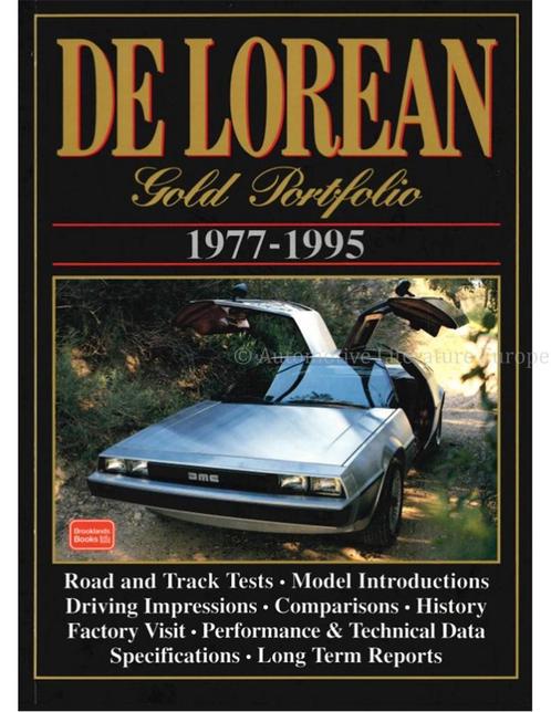 DE LOREAN GOLD PORTFOLIO 1977 - 1995 (BROOKLANDS), Boeken, Auto's | Boeken