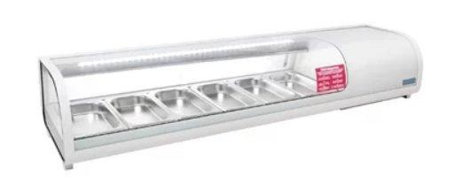 Polar Gekoelde tapas vitrine 6x GN1/3, Zakelijke goederen, Horeca | Keukenapparatuur, Verzenden