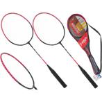 Badmintonrackets in handige tas met handvat - 2 stuks, Nieuw, Ophalen of Verzenden