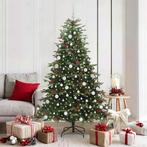vidaXL Kunstkerstboom Groen 180 cm PVC en Metaal en Plastic, Diversen, Kerst, Verzenden, Nieuw