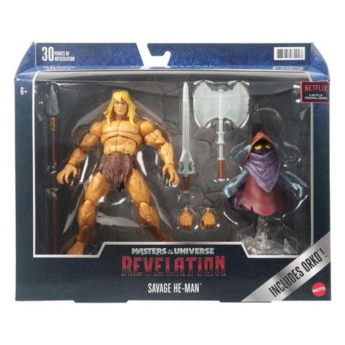 Masters of the Universe Masterverse He-Man Savage He-Man..., Verzamelen, Poppetjes en Figuurtjes, Zo goed als nieuw, Verzenden