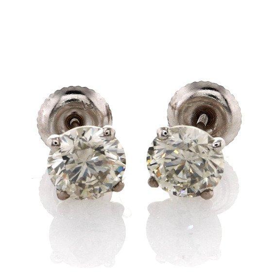 Zonder Minimumprijs - Oorbellen - 18 karaat Witgoud -, Sieraden, Tassen en Uiterlijk, Oorbellen