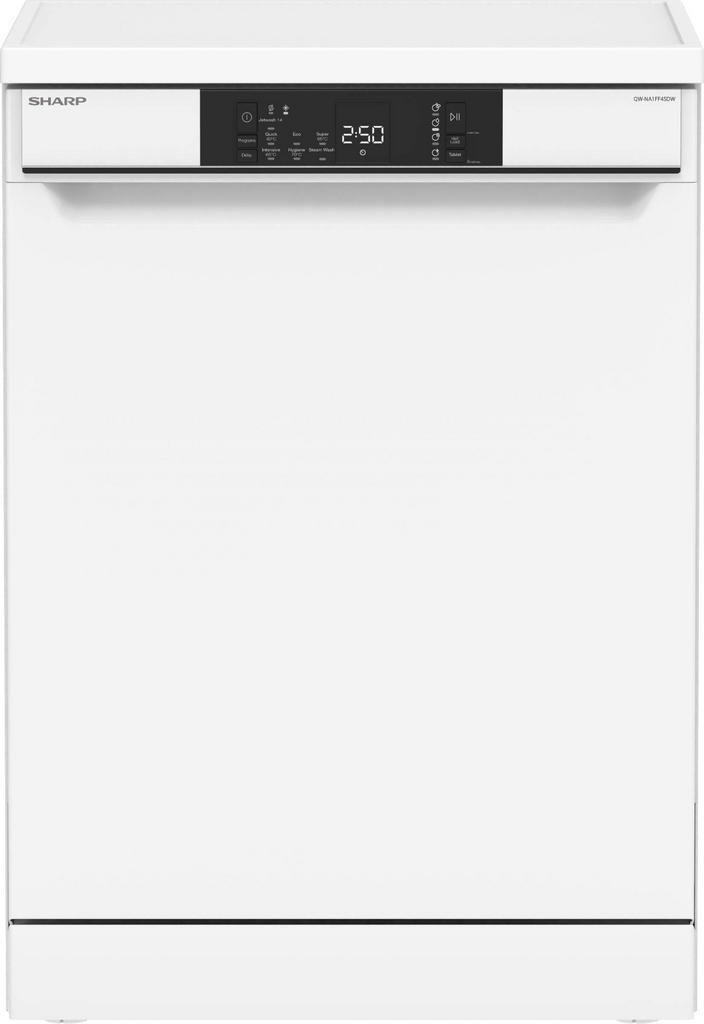 Sharp QW-NA1FF45DW - Vrijstaande Vaatwasser - 60 cm - 16, Witgoed en Apparatuur, Vaatwasmachines, Nieuw, 85 tot 90 cm, Ophalen of Verzenden
