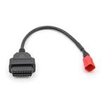 Euro-V 6-pins OBD – 16-pins OBD2 Verloopkabel | Motorfiets, Verzenden, Nieuw