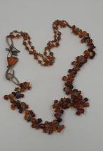 Barnsteen - Messing gehammeld - Kraagketting - Ambra Baltica