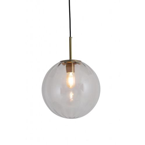 SALE: -17% Light & Living Hanglamp Magdala - Glas - Goud -, Huis en Inrichting, Lampen | Hanglampen, Nieuw, 50 tot 75 cm, Verzenden