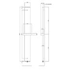 Designradiator Sapho Othello 30x189 Cm Mat Zwart, Ophalen of Verzenden, Nieuw