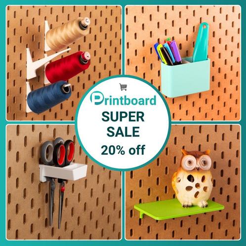 Heb je een Skadis pegboard - 20% korting op alle producten!, Huis en Inrichting, Woonaccessoires | Memoborden, Nieuw, Overige typen