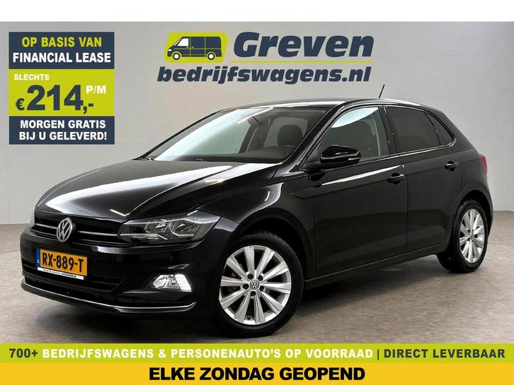 Volkswagen Polo 1.0 TSI Highline | Clima | Carplay |, Auto's, Volkswagen, Te koop, Handgeschakeld, Financial lease, Benzine, Zwart