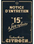 1951 CITROËN TRACTION AVANT LA 15 INSTRUCTIEBOEKJE FRANS, Auto diversen, Handleidingen en Instructieboekjes