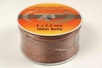 Speakerkabel 4.0mm 50 Meter op Rol Nu €44,95 beschikbaar voor biedingen