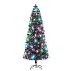 vidaXL Voorverlichte kerstboom met standaard en LED 240 cm, Diversen, Kerst, Verzenden, Nieuw