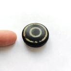 Oud-Tibetaans of Nepalees Geëmailleerd Agaat Ronde kraal