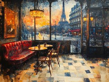 Irina Collins - Paris at Dawn · NO Reserve beschikbaar voor biedingen