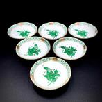 Herend - Set of 6 Bowls - Chinese Bouquet Apponyi Green