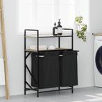 vidaXL Wasmand 2 vakken met planken sonoma eikenkleurig, Tuin en Terras, Verzenden, Nieuw
