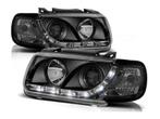 LED DRL koplamp units Black geschikt voor VW Polo 6N, Auto-onderdelen, Verlichting, Verzenden, Nieuw, Volkswagen