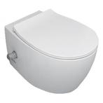 Wandcloset inclusief softclose bril randloos toiletpot Bidet, Doe-het-zelf en Verbouw, Sanitair, Nieuw, Steen, Toilet, Ophalen of Verzenden