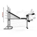 Compacte multifunctionele halterbank - Inclusief 60 kg ge..., Ophalen of Verzenden, Nieuw