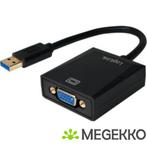 LogiLink UA0231 USB3.0 / VGA video adapter, Computers en Software, Videokaarten, Verzenden, Nieuw