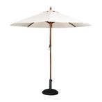 Bolero ronde parasol creme 2,5 meter, Verzenden, Nieuw in verpakking