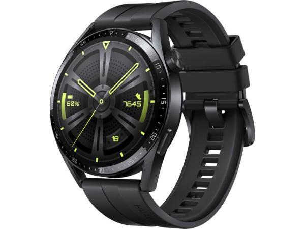 Veiling - Huawei Watch GT 3 Smartwatch 46mm - Zwart, Sieraden, Tassen en Uiterlijk, Smartwatches