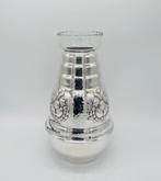 Vaas - Glas, Verzilverd - Art nouveau vaas