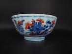 Kom - Porselein - Kangxi papegaai boe, Antiek en Kunst