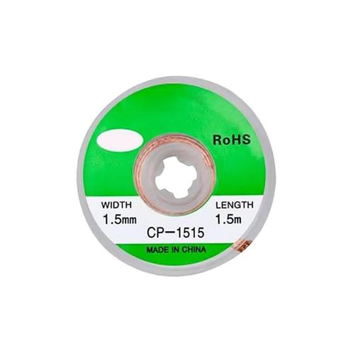 Desoldeerlint 1.5mm - 1.5m - Soldeerreparaties - Koper lint, Doe-het-zelf en Verbouw, Overige Doe-het-zelf en Verbouw, Nieuw, Verzenden
