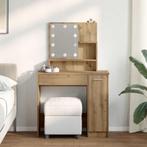 vidaXL Kaptafel met LED-verlichting 86,5x35x136 cm, Minder dan 50 cm, 50 tot 100 cm, Verzenden, Nieuw