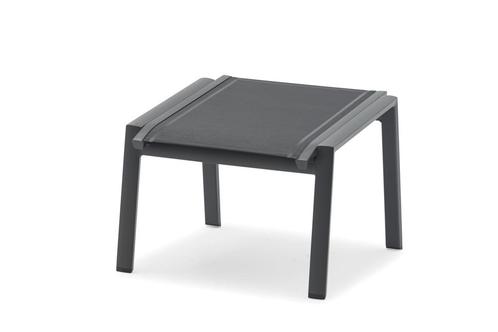 Niehoff Palos Flex Poef Aluminium/Textilene - Grijs, Huis en Inrichting, Krukjes, Ophalen of Verzenden