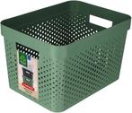 Curver Infinity Recycled Dots Opbergbox - 17 liter - Groen, Huis en Inrichting, Ophalen of Verzenden, Zo goed als nieuw